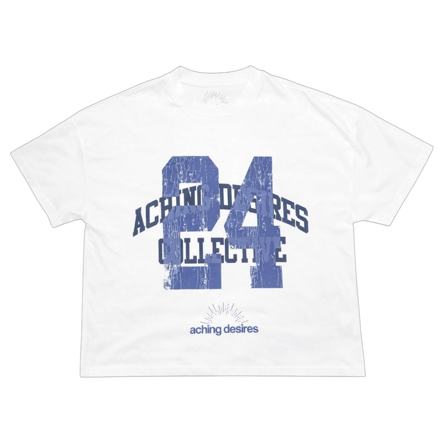 24 Collective T-Shirt (White/Navy)