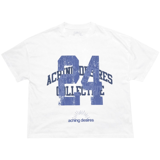 24 Collective T-Shirt (White/Navy)