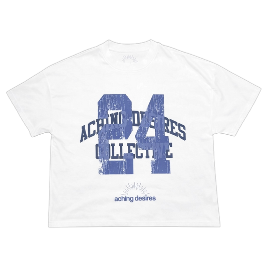 24 Collective T-Shirt (White/Navy)