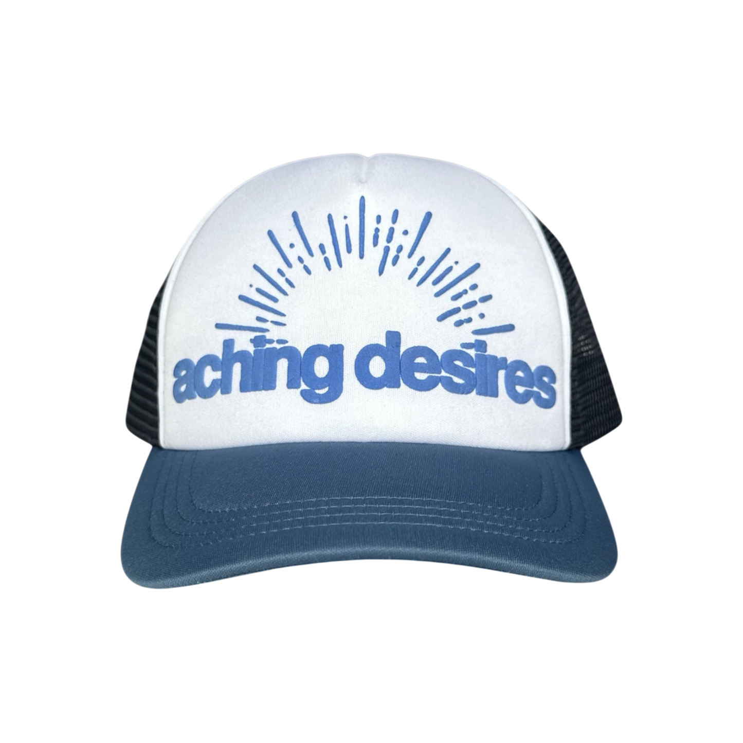 Aching Desires Trucker Cap (Blue/White)