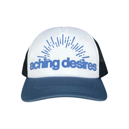 Aching Desires Trucker Cap (Blue/White)