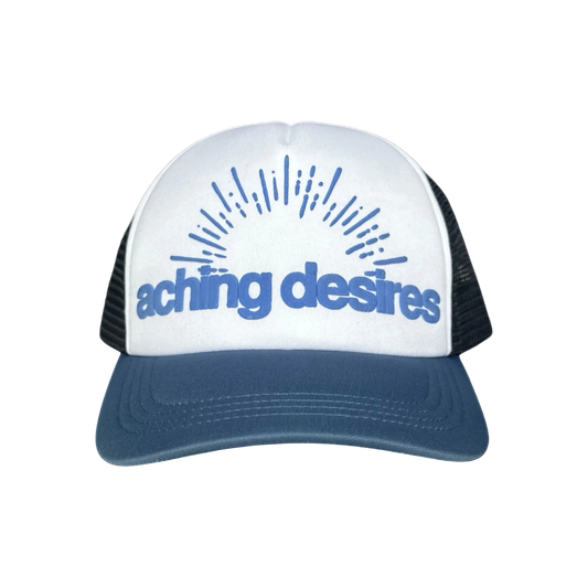 Aching Desires Trucker Cap (Blue/White)
